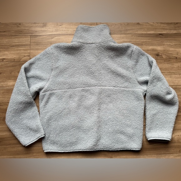 Z by Zella Fleece Nordstrom Women’s Size XS Blue Chalet Bouclé Hybrid Jacket - Picture 3 of 12